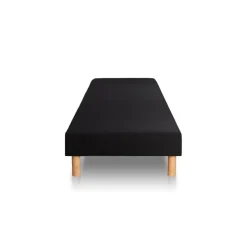 Ensemble Suite Ressorts ensaches, memoire de forme 5 zones sommier noir