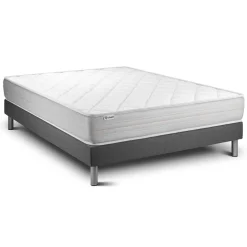 Ensemble VITALMEMO sommier kit gris