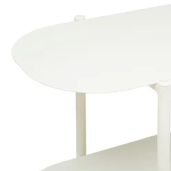 Etagère 3 niveaux blanche en métal