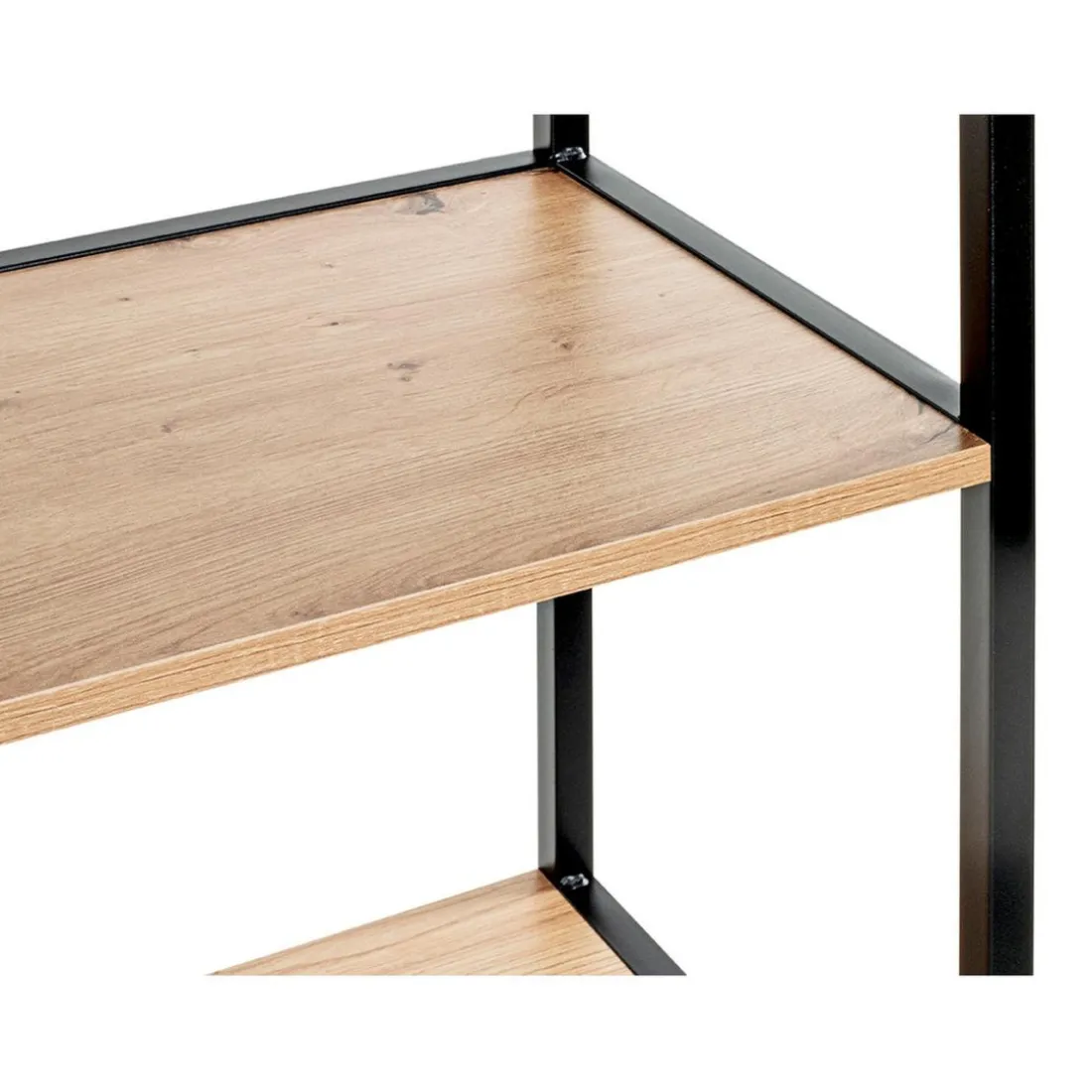 Etagère 5 niveaux plateaux décor chène