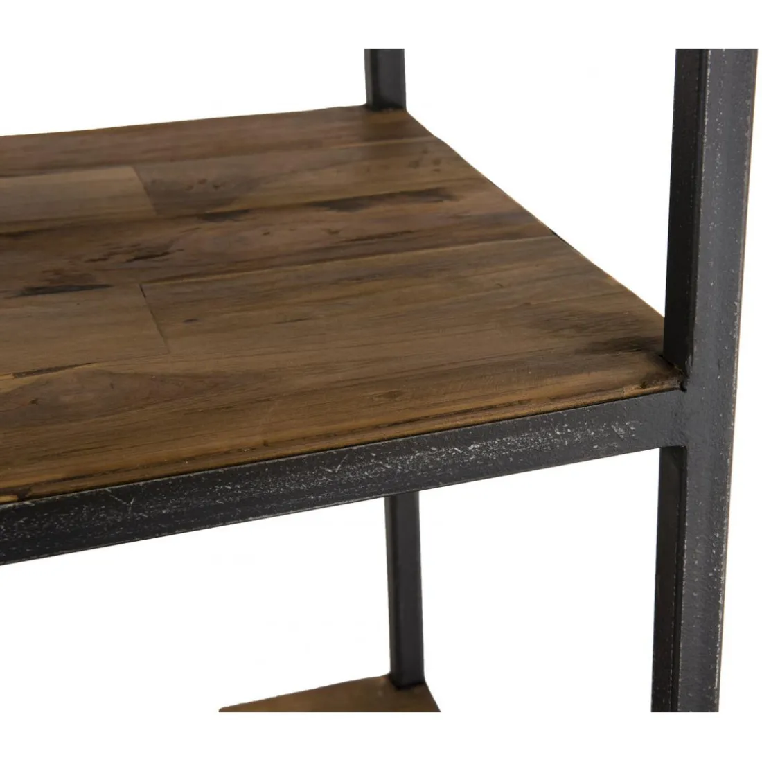 Etagère 4 Niveaux SIXTINE 4 Tiroirs Bois Teck Recyclé Et Métal