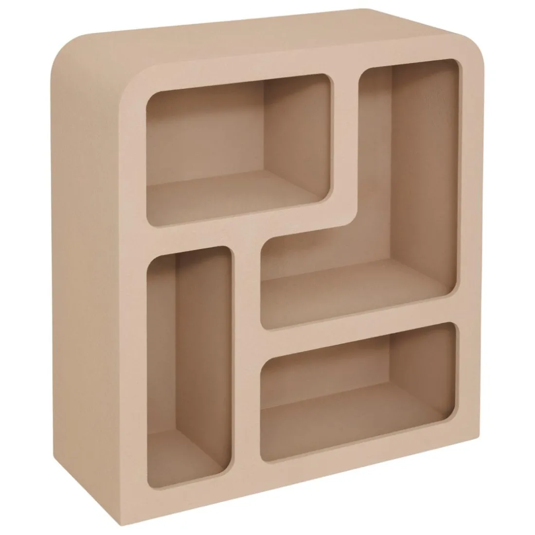 Etagère 4 niveaux Soleya beige moyen