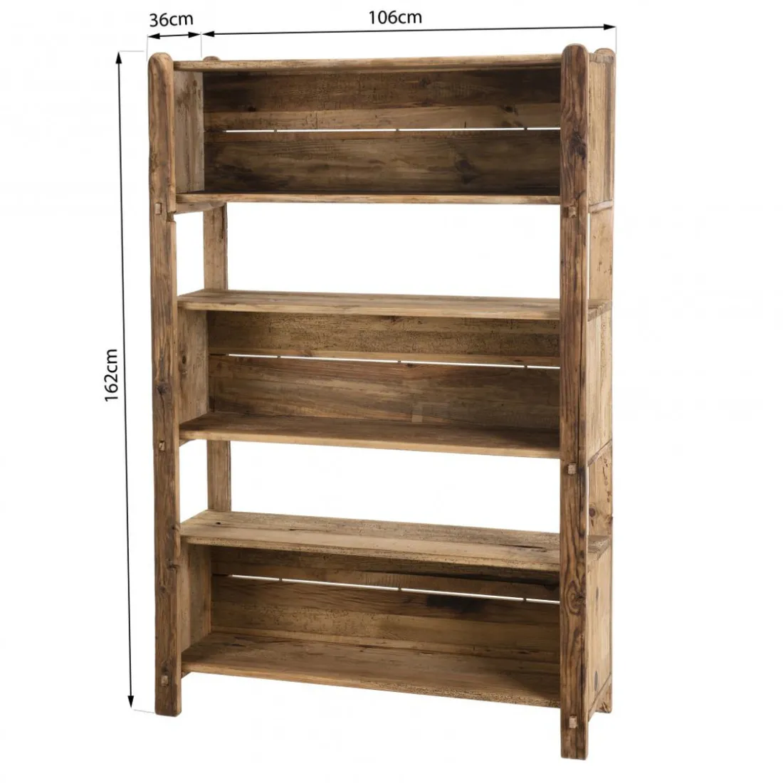 Etagère ANDRIAN 5 Niveaux Bois Pin Recyclé