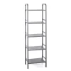 Etagère avec 5 rangements Gris en Métal