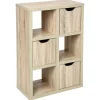 Etagère Bivoak 6 cubes et 3 portes