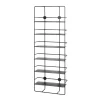 Etagère en métal à 6 niveaux noire