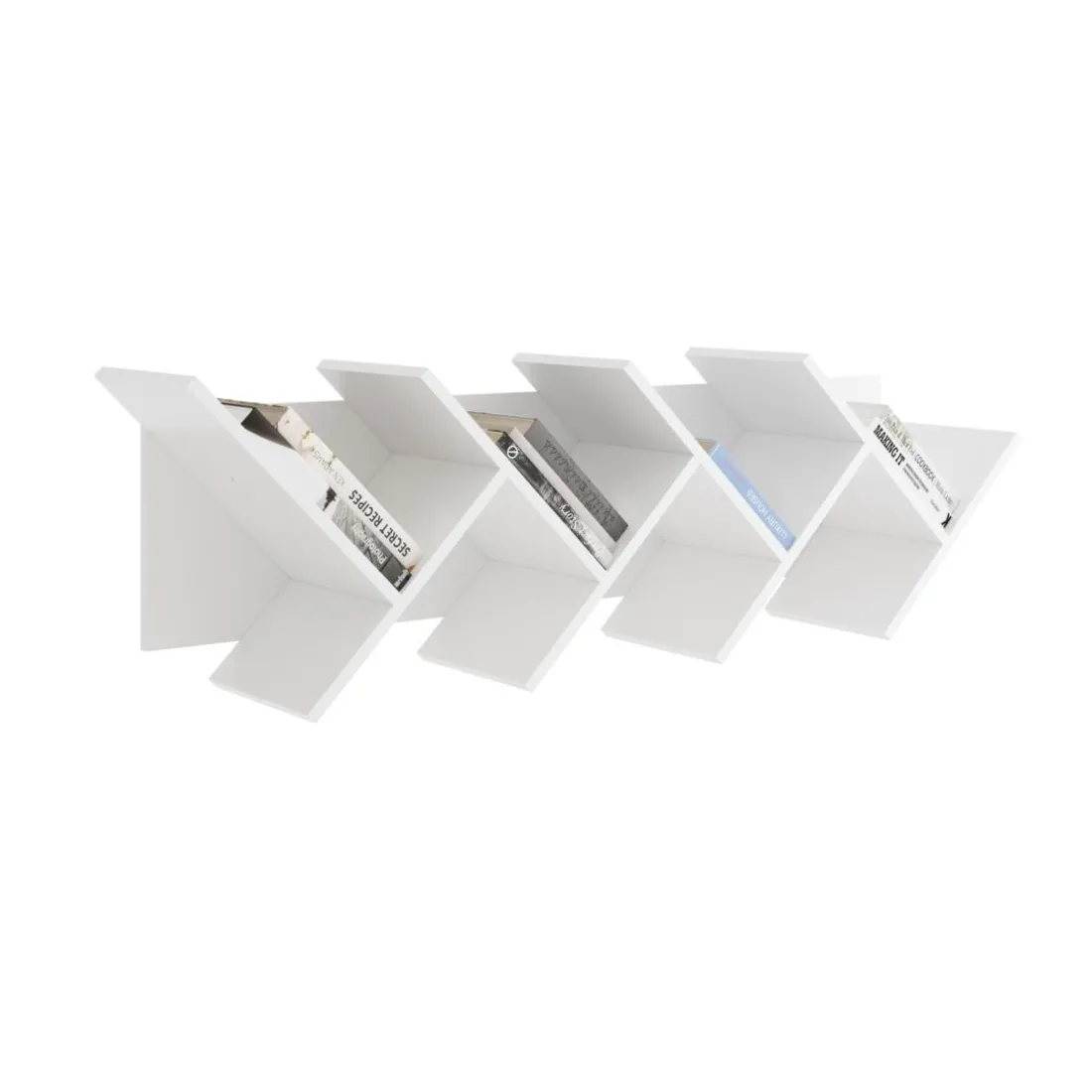 Etagère horizontale blanche BÜCHEN