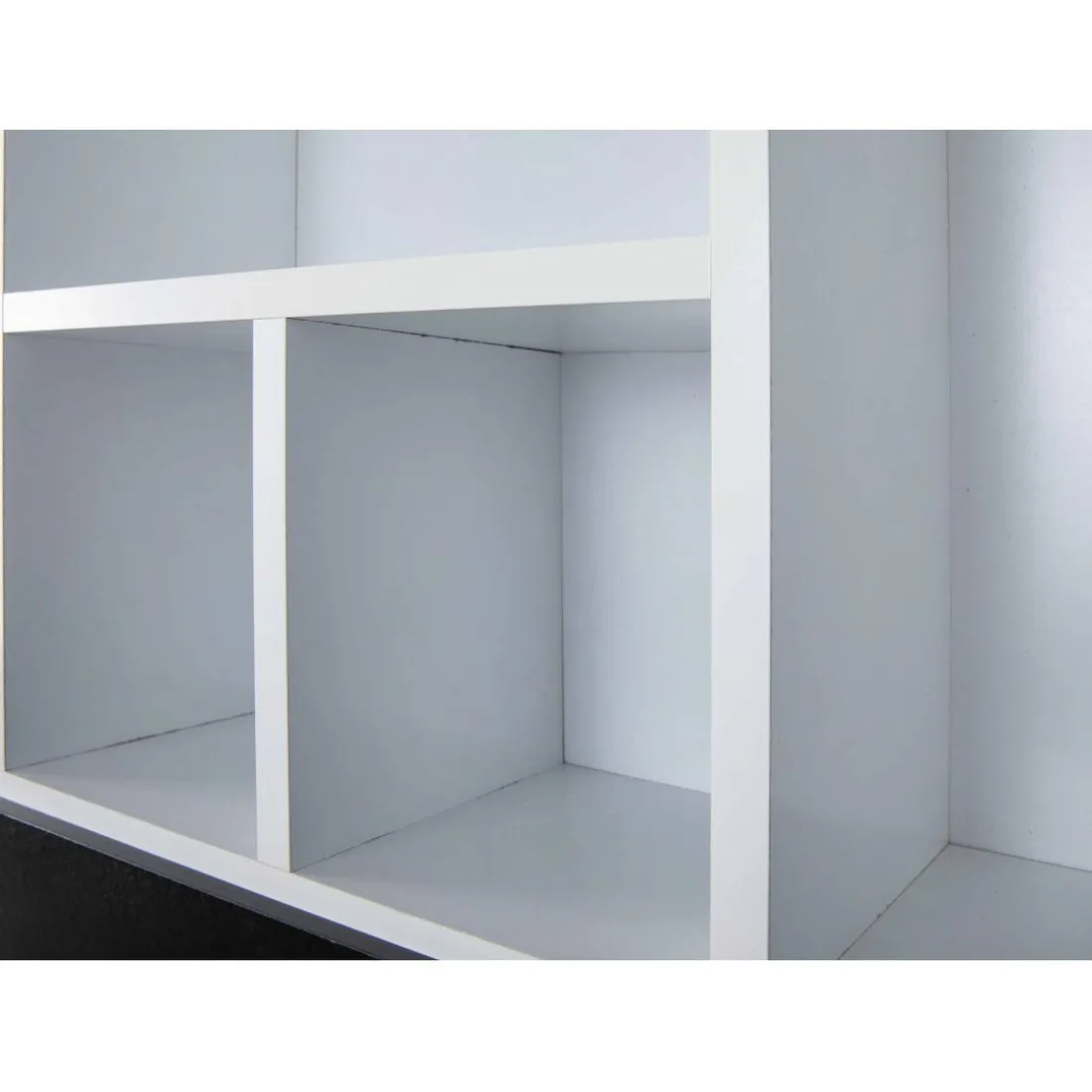 Etagère Murale Quarium Noir Et Blanc