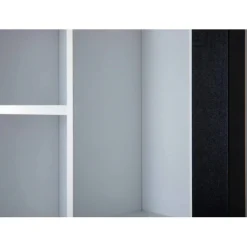 Etagère Murale Septem Noir Et Blanc