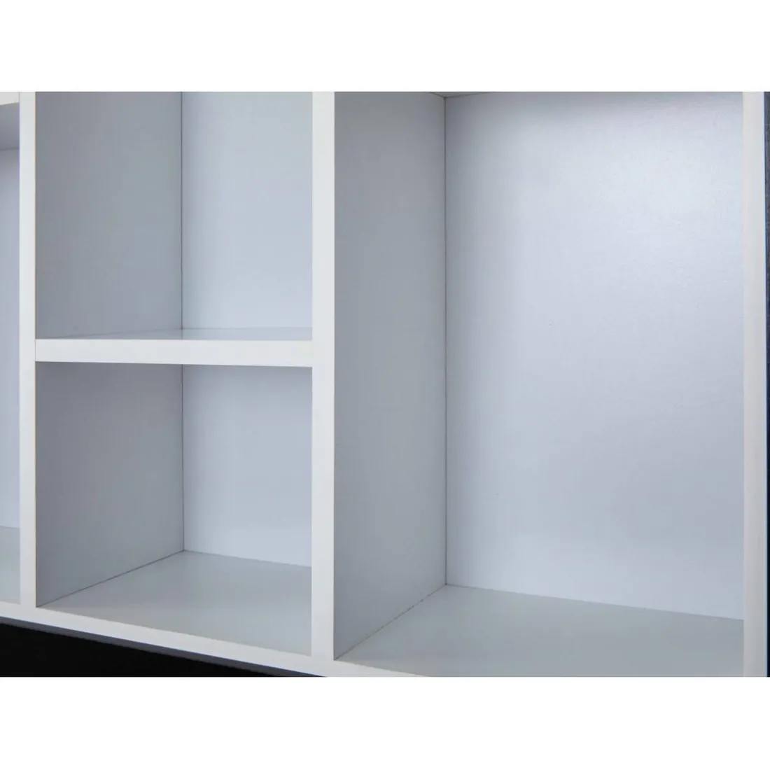 Etagère Murale Septem Noir Et Blanc