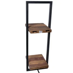 Etagère murale SIXTINE métal 2 plateaux