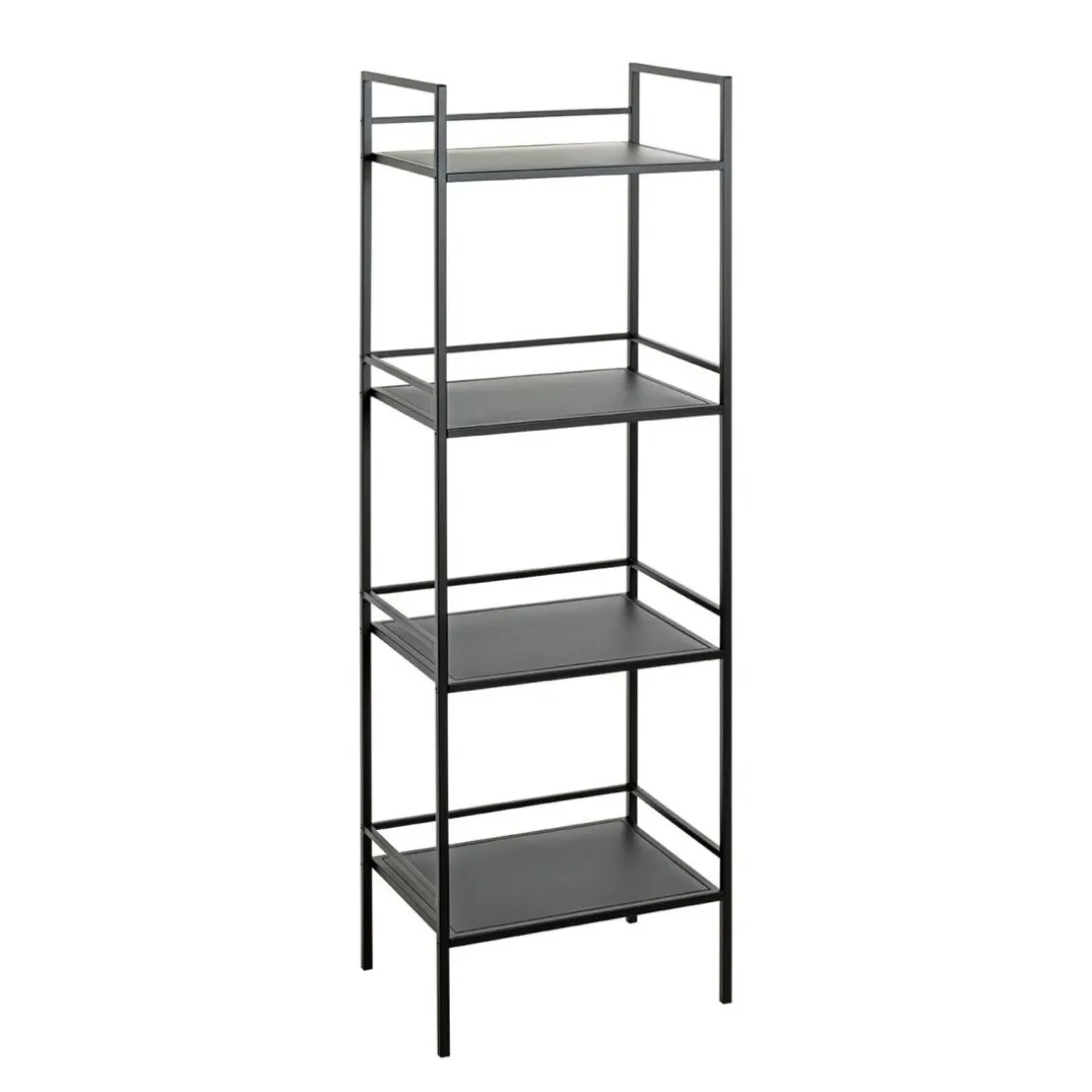 Etagère quatre niveaux en métal noir