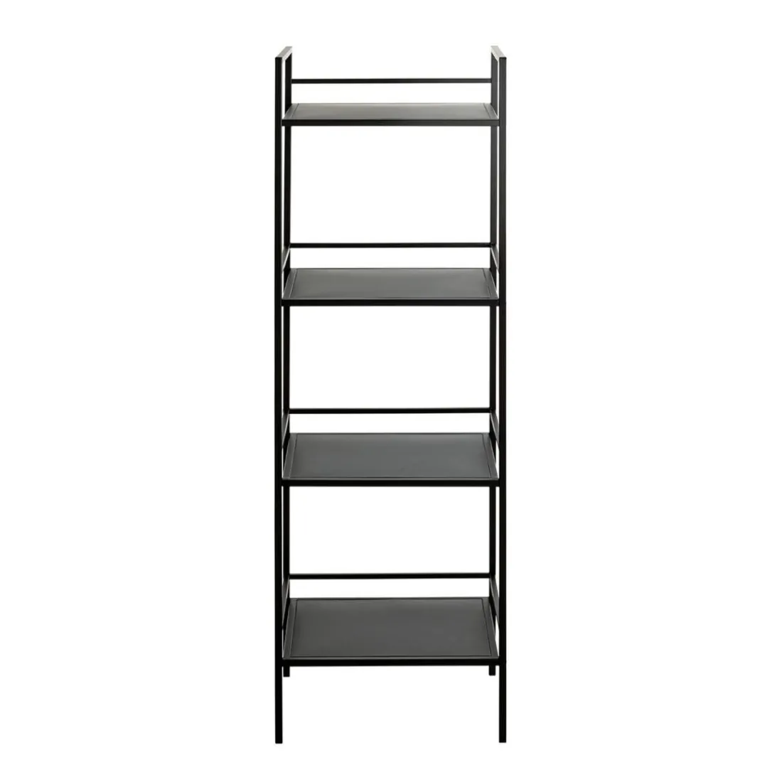 Etagère quatre niveaux en métal noir