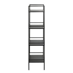 Etagère quatre niveaux en métal noir