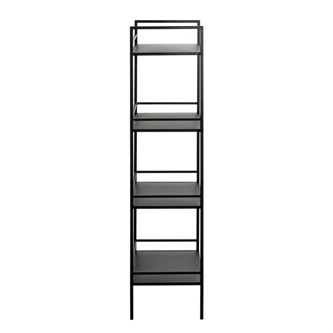 Etagère quatre niveaux en métal noir