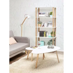 Etag?re Scandinave 5 tablettes Blanche CHARM
