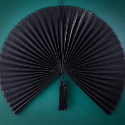 Eventail Décoratif FAN Noir