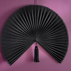 Eventail Décoratif FAN Noir