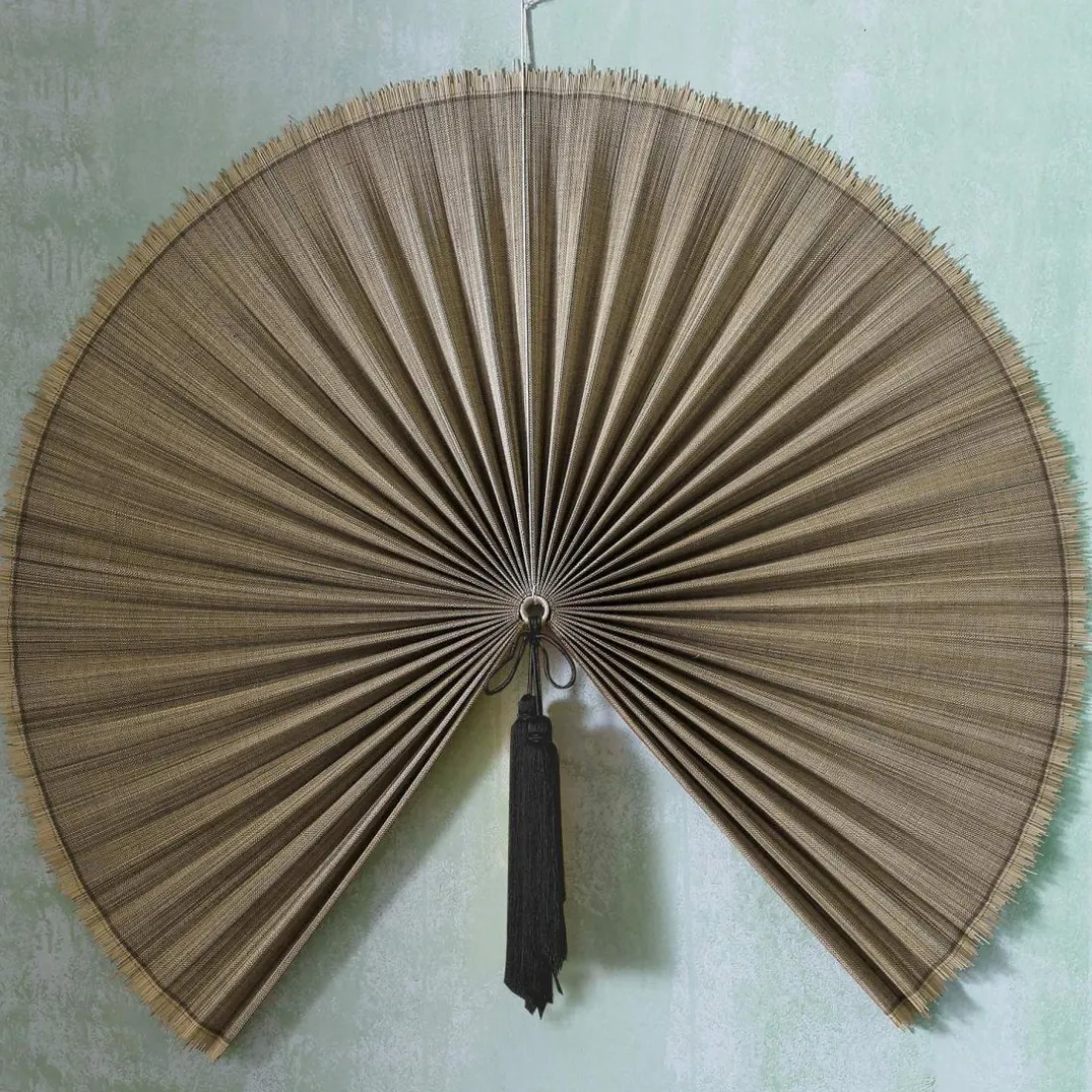 Eventail Décoratif FAN Beige Naturel