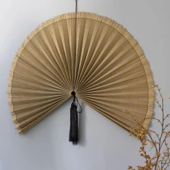 Eventail Décoratif FAN Beige Naturel