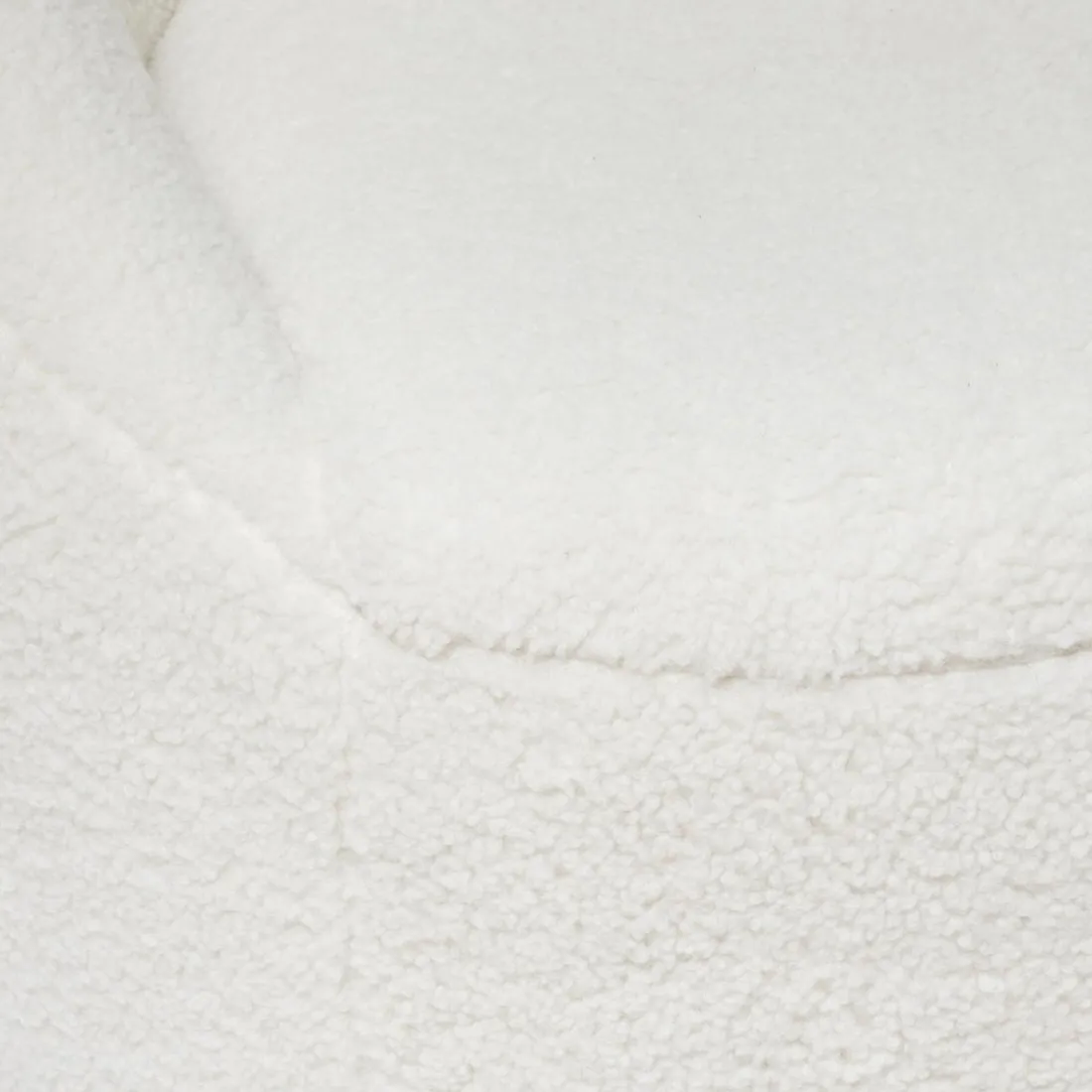 Fauteuil A Bouclettes Romi Blanc