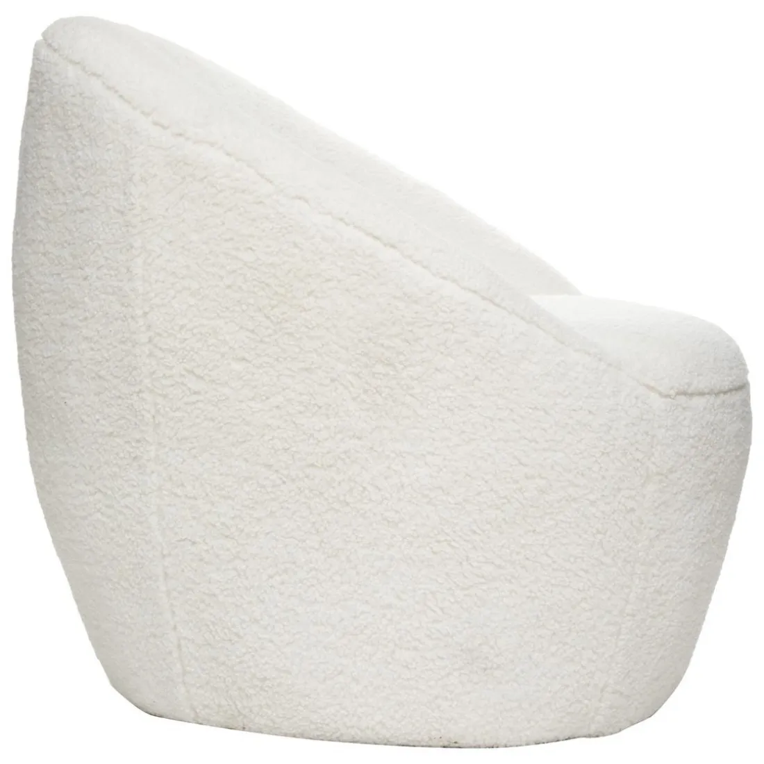 Fauteuil A Bouclettes Romi Blanc