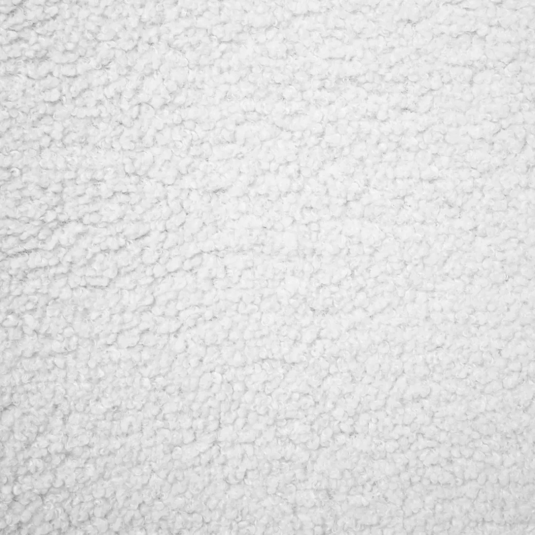 Fauteuil Accoudoir Boucle Chiara Blanc