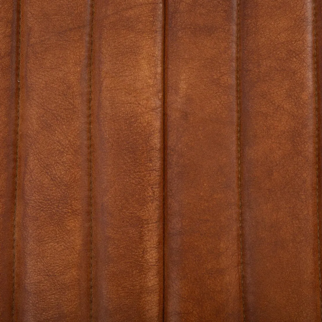 Fauteuil Cuir Cognac DARIO