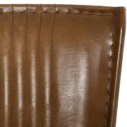Fauteuil Cuir HOPER Cognac