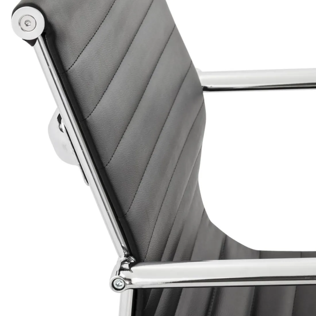 Fauteuil de bureau design 'MEGA' en matière synthétique noire