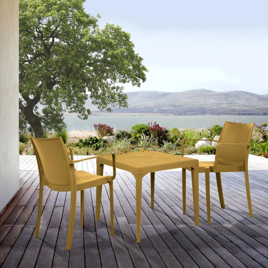 Fauteuil De Jardin Uni Jaune Spirit Garden DIANE