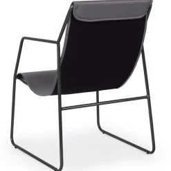 Fauteuil Gris et Piètement Or PANEL