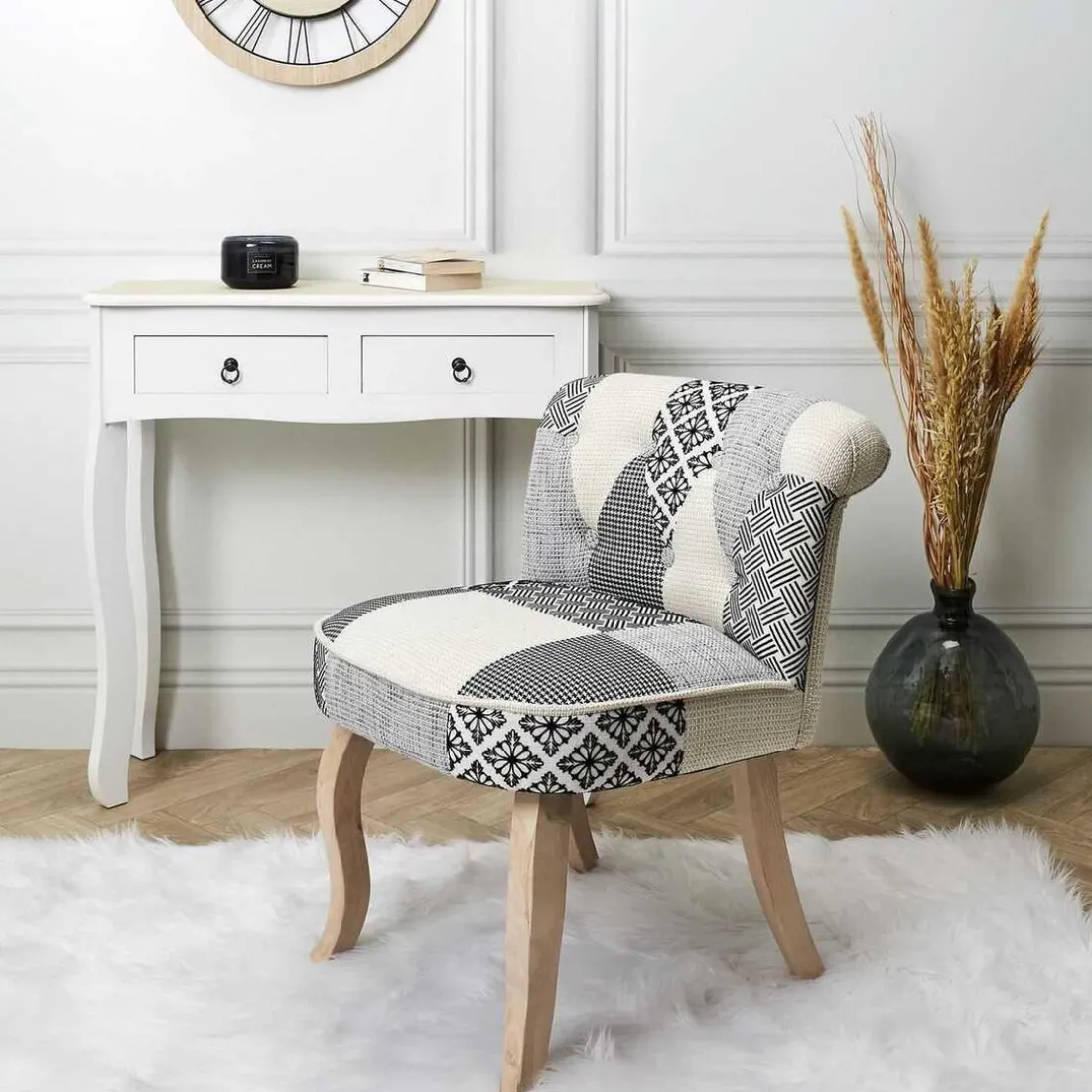 Fauteuil Patchwork Scandicraft