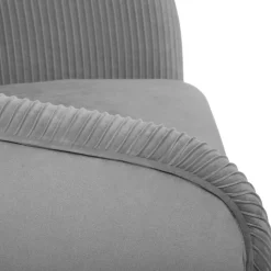 Fauteuil “Solaro” en velours gris
