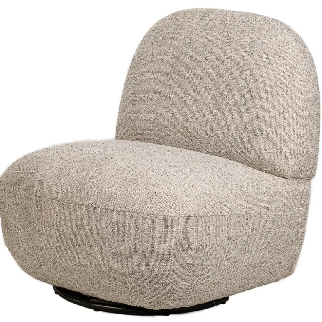 Fauteuil Swivel Pivotant Scandinave Design gris