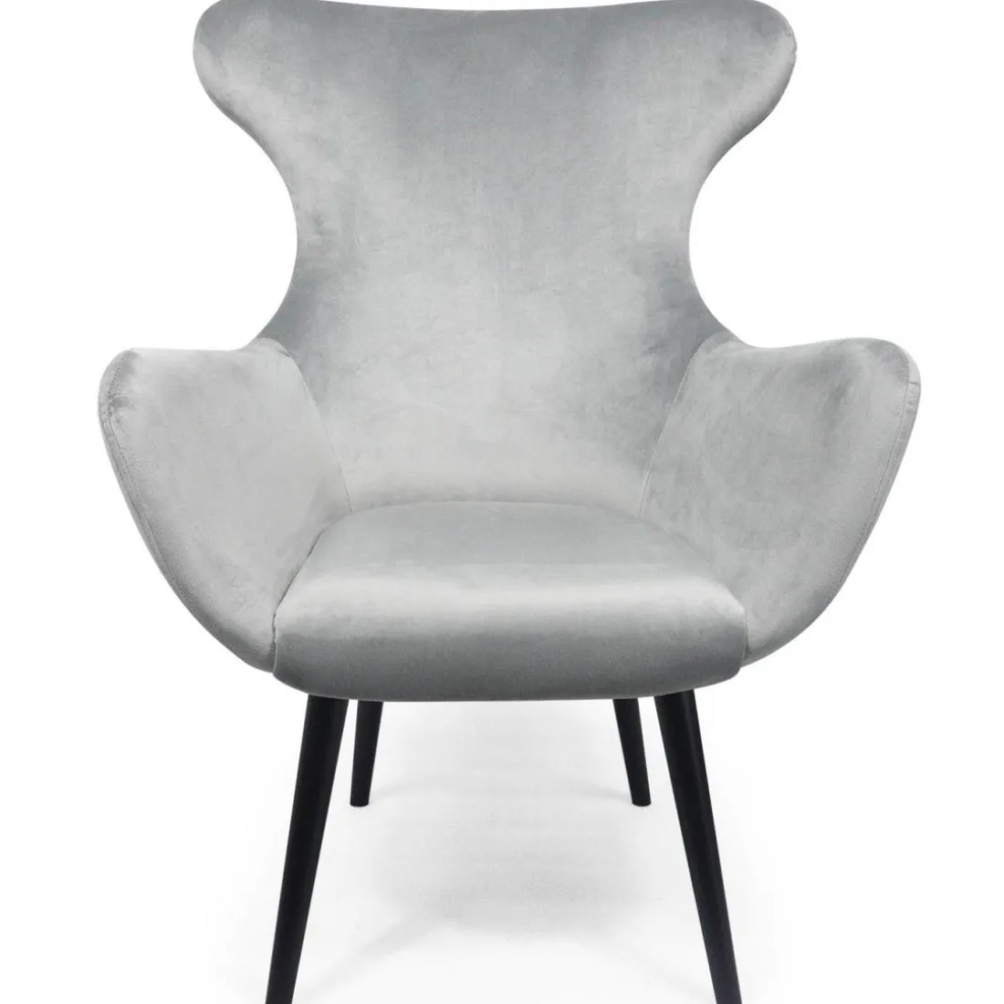 Fauteuil Velours Argent SHEEP