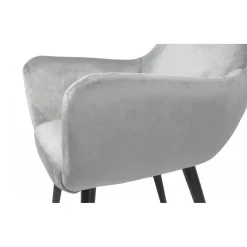 Fauteuil Velours Argent SHEEP