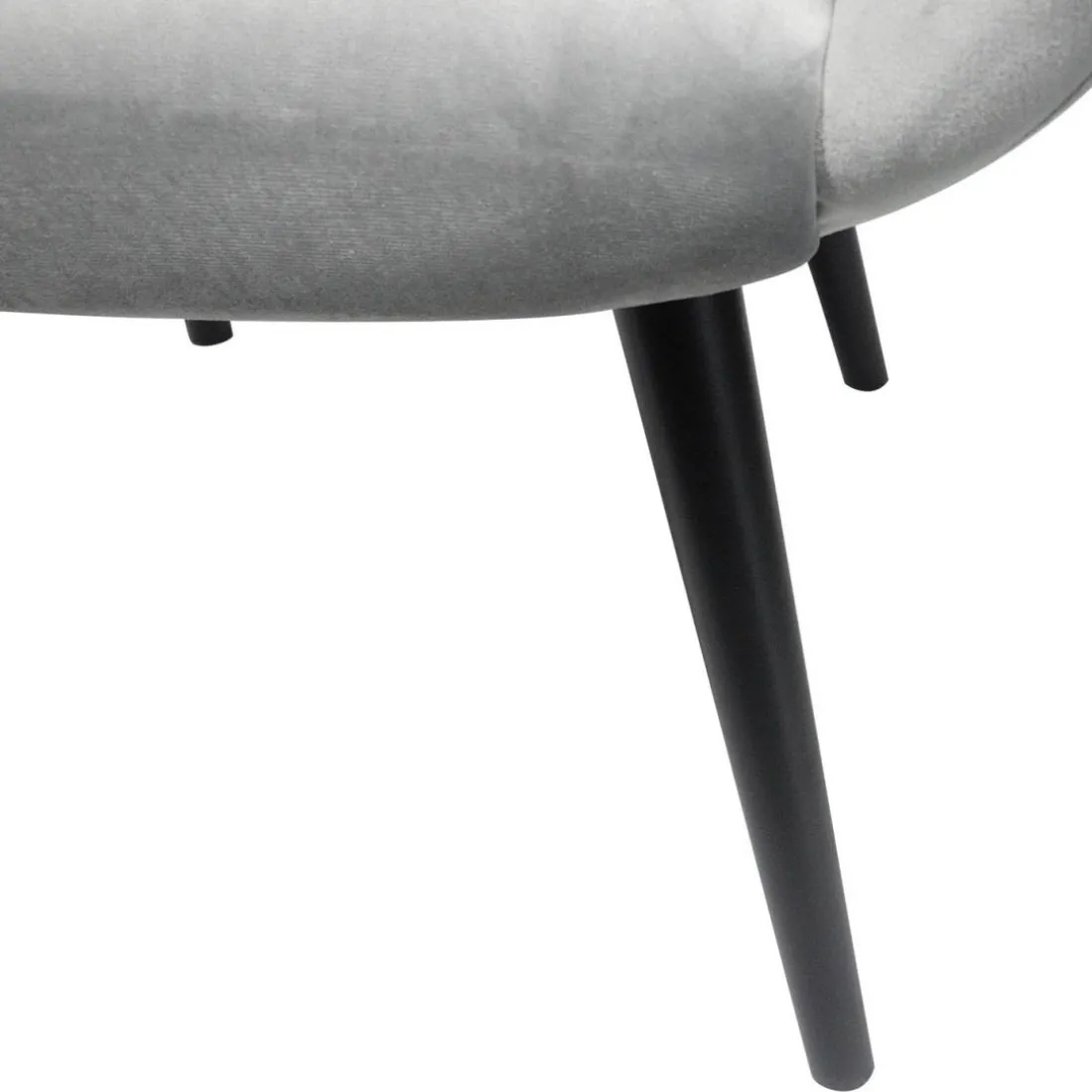 Fauteuil Velours Argent SHEEP