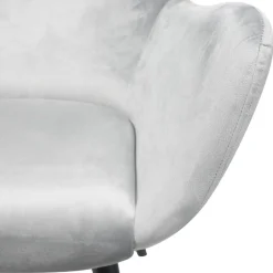 Fauteuil Velours Argent SHEEP