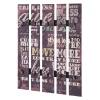 Garderobe murale Give violet 10 crochets