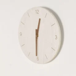 Horloge contreplaquée ronde - Simplicity