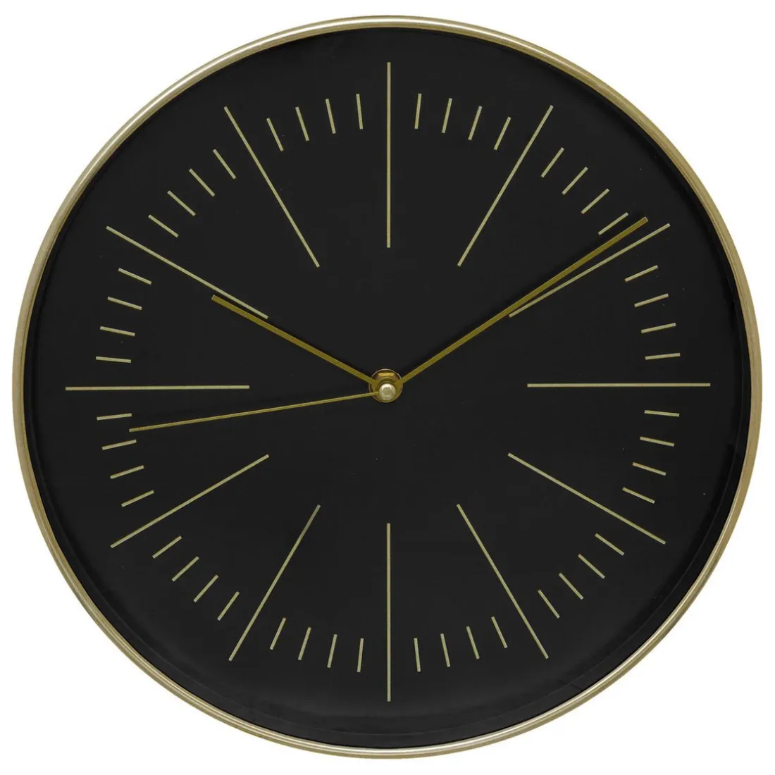 Horloge verre rose et noir