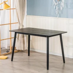 La table à manger BONIFACIO design rustique et épuré Facile à monter 4 personnes