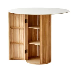 La table à manger HAVANA avec son design rustique et épuré facile à monter pour 4 personnes
