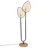 Lampadaire droit en métal