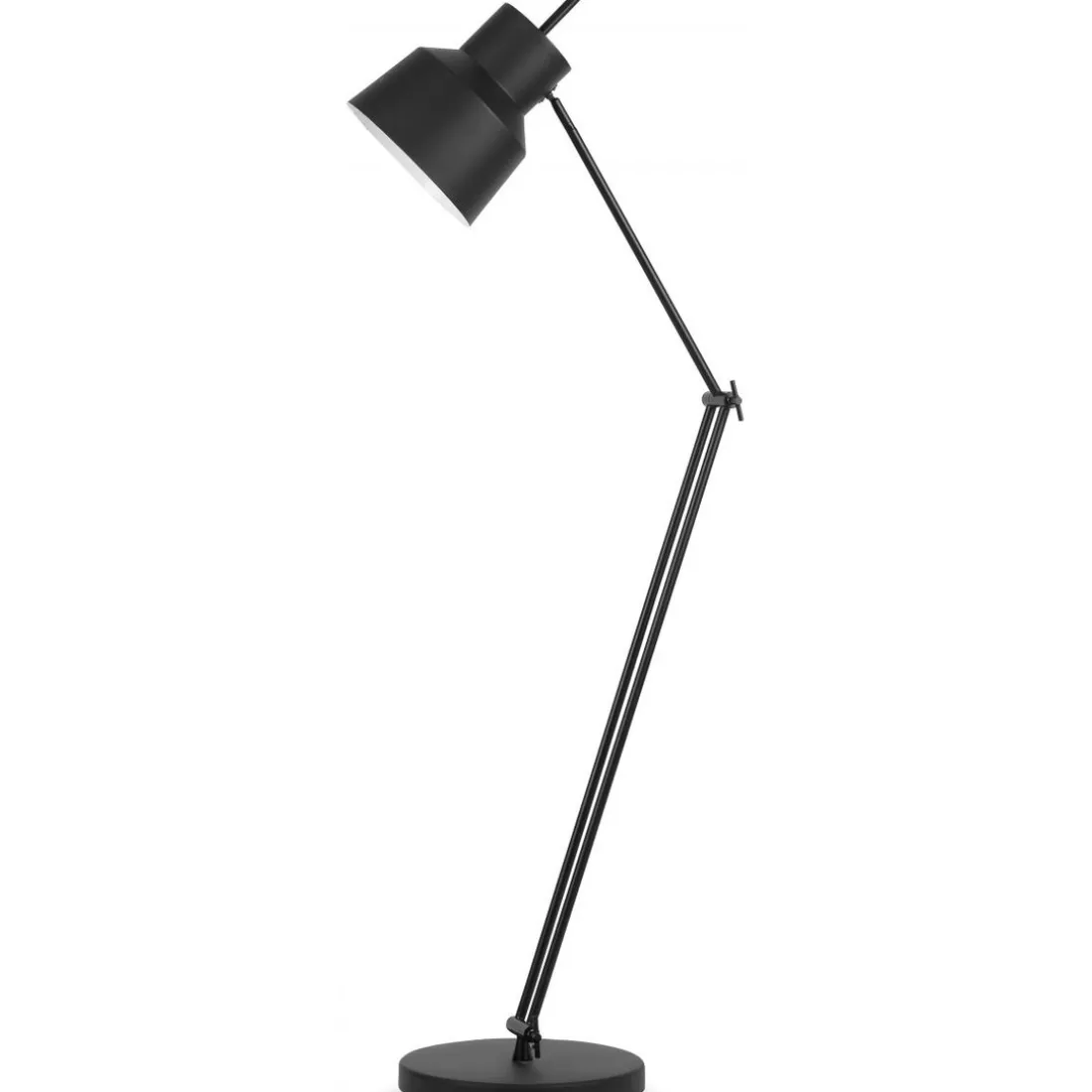 Lampadaire en Fer Noir Articulé BELFAST