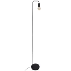 Lampadaire métal noir