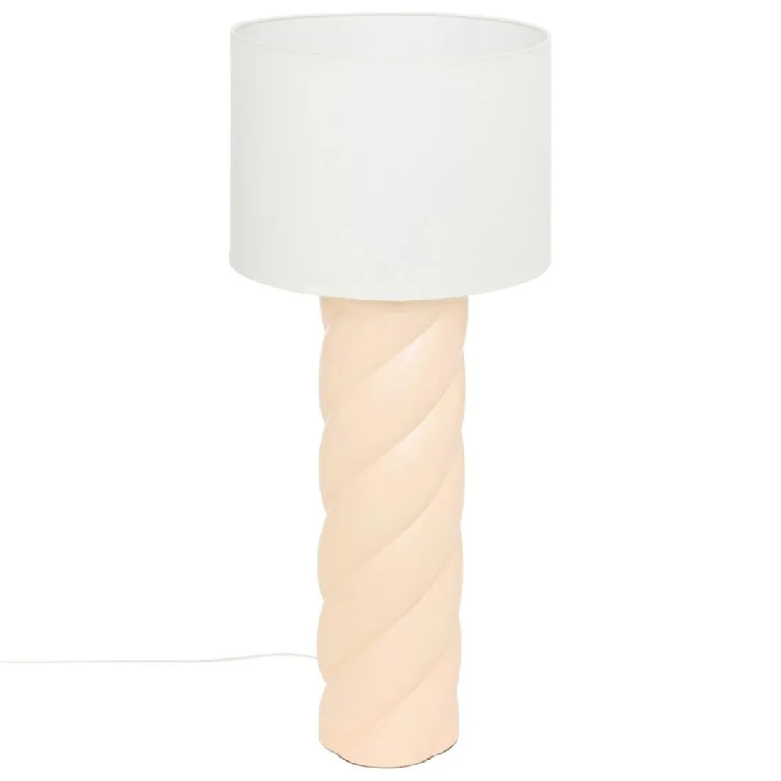 Lampadaire Noly céramique Beige
