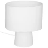 Lampe à poser design en tissu