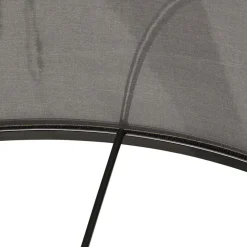 Lampe à poser design 'SPRING MINI' avec abat-jour gris et trépied noir
